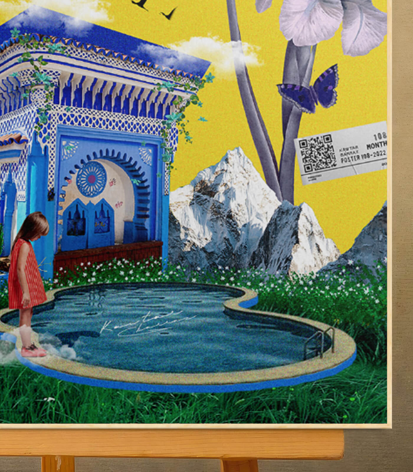 Chafchawen- signé par l'artiste Kawtar BRZ.